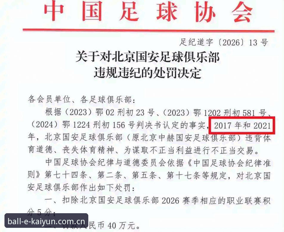 5大震撼细节解读中国足协第三批禁足名单，Kaiyun综合体育用户深度剖析